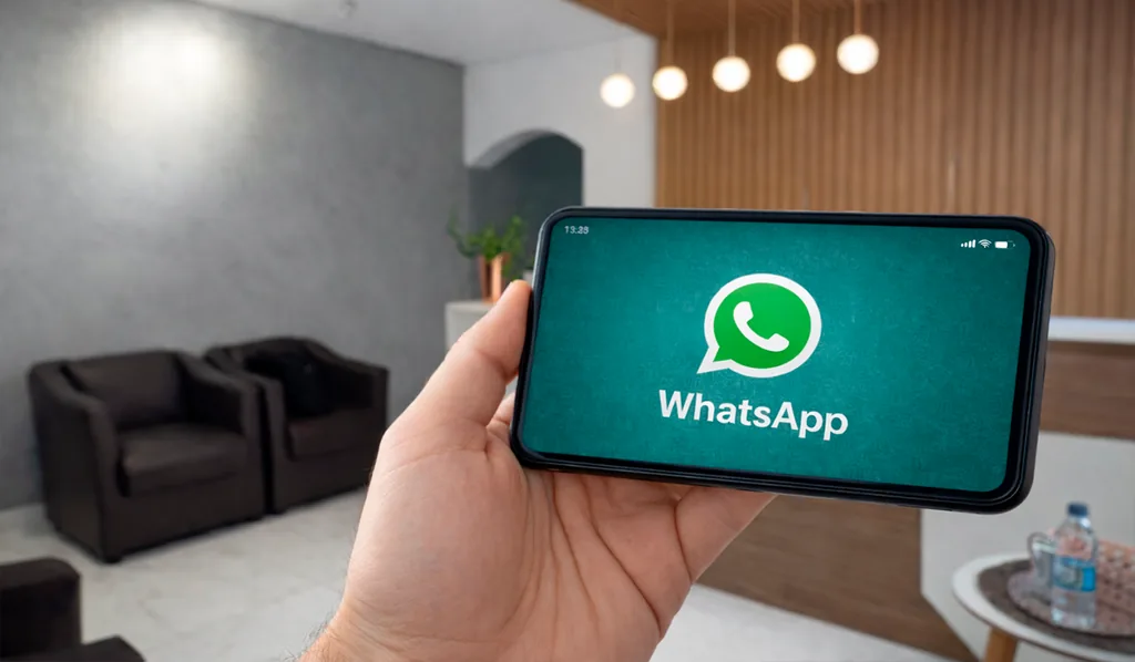 Acompanhamento semanal do paciente pela equipe da Clínica Linares no WhatsApp