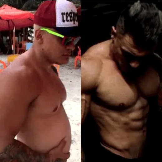 Antes e depois de Toguro com o Método Linares